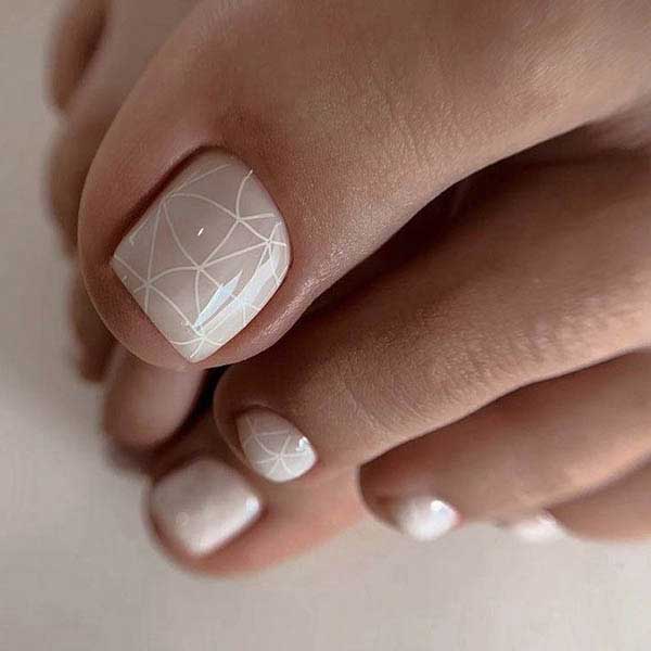 ژلیش ناخن طبیعی پا